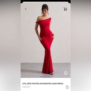Club L London Striking Scarlet Maxi Dress